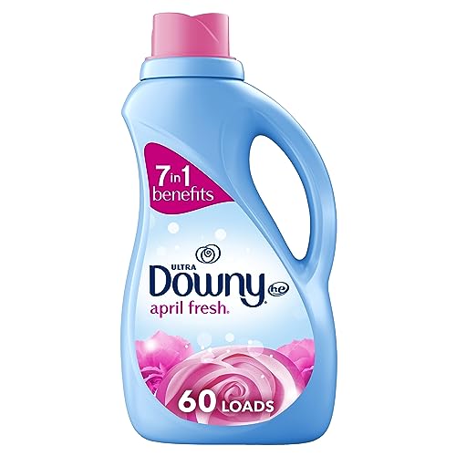 Downy Ultra Laundry Liquid Fabric Softener (Fabric Conditioner), April Fresh, 44 fl oz, 60 Loads