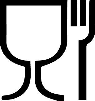 Glass and Fork Symbol